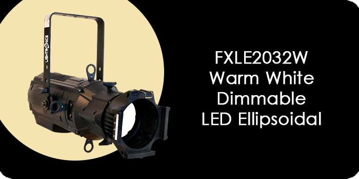 Dimmable LED Ellipsoidal Lighting Fixture FXLE1232W