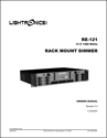 RE121D Rack Mount Dimming